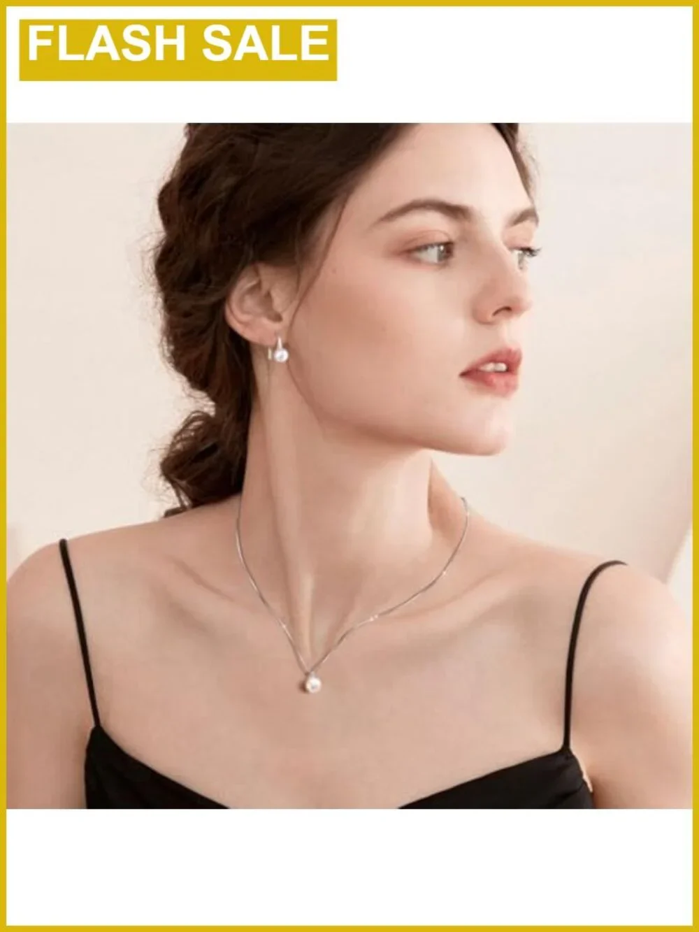 Freshwater Pearl Necklace S925 Sterling Silver Pendant Women